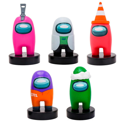 Набор фигурок-штампиков Among Us 3 серия 5 штук Among Us AU5340A 1